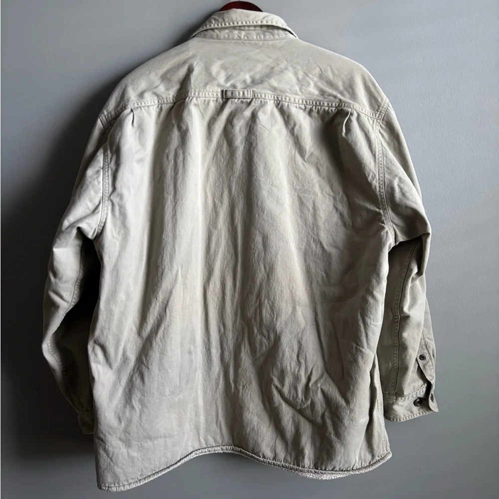 Vintage Levi’s Sherpa Lined Cotton Shirt Jacket - Picture 6 of 11